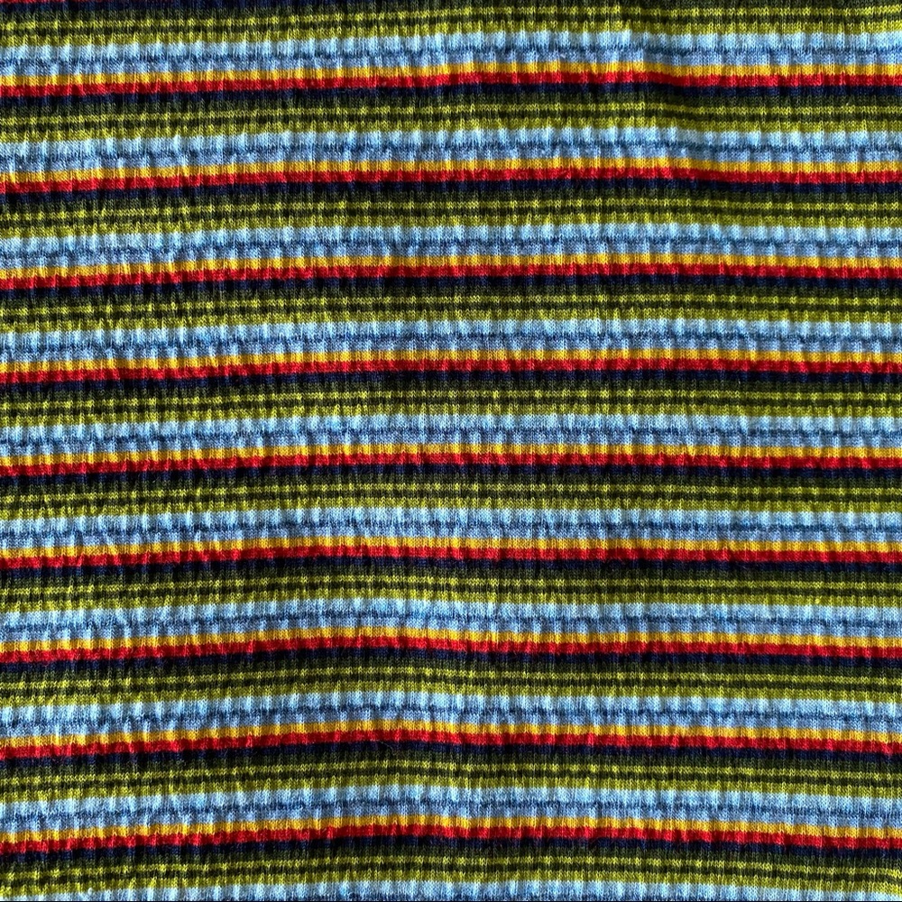 [JUNCTION] 90s RETRO RAINBOW STRIPED TEE - Picture 8 of 12
